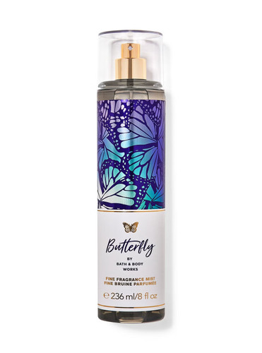 بادی میست زنانه Butterfly از Bath & Body Works با رایحه شیرین و گلی ملایم، حجم ۲۳۶ میلیلیتر