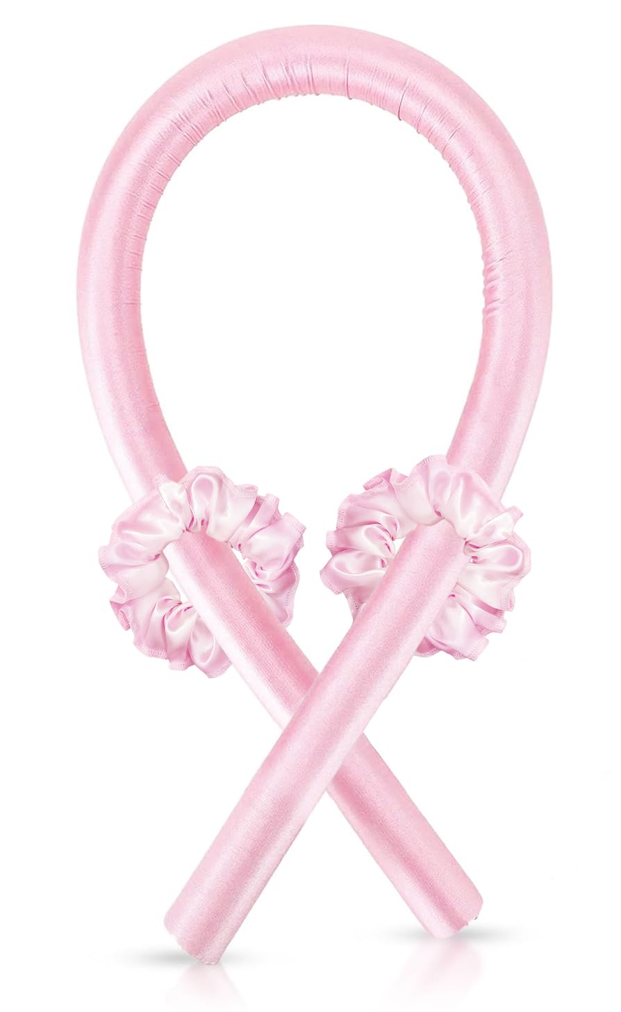 فر کننده مو بدون حرارت ساتن همراه با کش مو