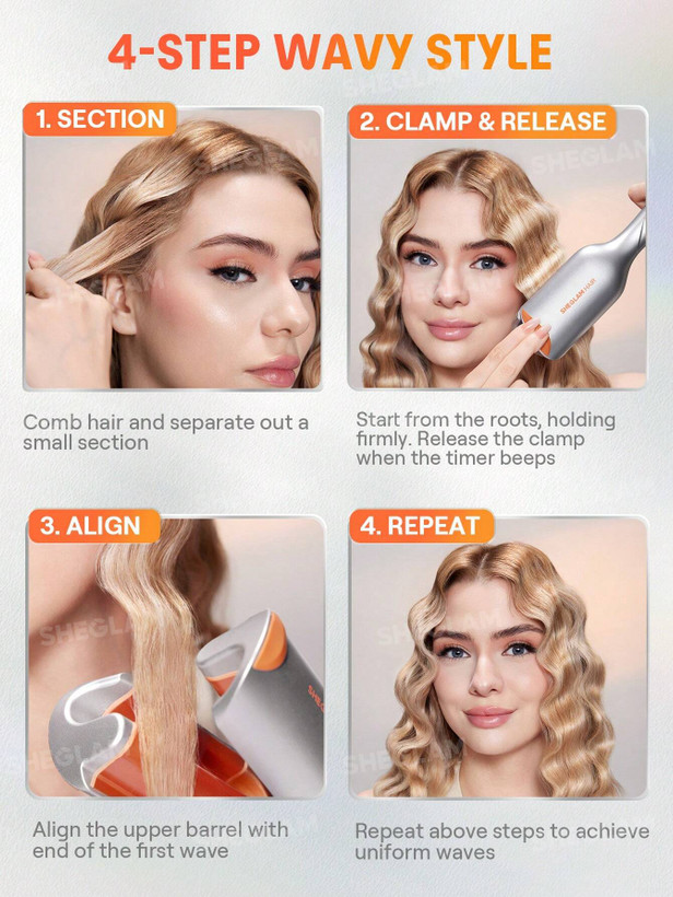 ویو مو شیگلم مدل Beach Waves Curler